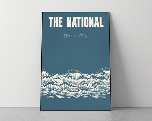 The National - Art Print / Poster - Blue